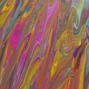 Acrylic pour painting